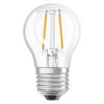 Ledvance  Classic LED E27 Ball Filament Clear 2.5W 250lm - 827 Extra Warm White | Replaces 25W