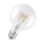 Osram Vintage 1906 LED E27 Globe Filament Clear 4.8W 470lm - 827 Extra Warm White | Dimmable - Replaces 40W