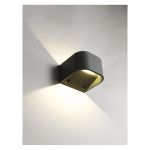 Ansell LED Wall Light Gila Graphite 11W 512lm - 830 Warm White | IP55