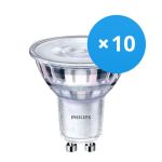 Multipack 10x Philips Corepro LED Spot GU10 PAR16 4.6W 355lm 36D - 827 Extra Warm White | Replaces 50W