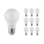 Multipack 10x Noxion Lucent Classic LED E27 Pear Frosted 4.9W 480lm - 830 Warm White | Replaces 40W