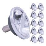 Multipack 10x Noxion Lucent LED Spot AR70 BA15d 6W 350lm 36D - 927 Extra Warm White | Best Colour Rendering - Dimmable - Replaces 50W