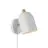 Nordlux Gaston Wall Light Metal and Wood White | Suitable for E27