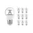 Multipack 10x Noxion Lucent LED E27 Pear Filament Clear 2.5W 250lm - 827 Extra Warm White | Dimmable - Replaces 25W