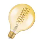 Osram Vintage 1906 LED E27 Globe Filament Gold 8.4W 806lm - 824 Extra Warm White | Replaces 60W - Dimmable