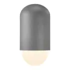 Nordlux Heka Wall Light Aluminium Grey | IP54 - Suitable for E27