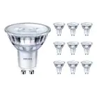 Multipack 10x Philips Corepro LED Spot GU10 PAR16 4W 345lm 36D - 830 Warm White | Replaces 50W