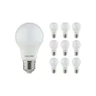 Multipack 10x Noxion Lucent Classic LED E27 Pear Frosted 8W 806lm - 930 Warm White | Best Colour Rendering - Replaces 60W